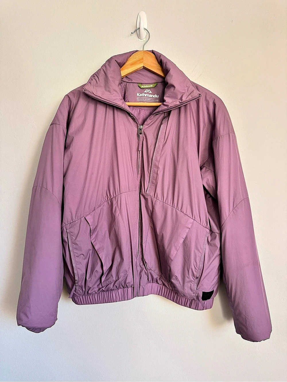 Kathmandu Kainoa Insulated Jacket Pertex PrimaLoft Purple US 6 (S) NWOT